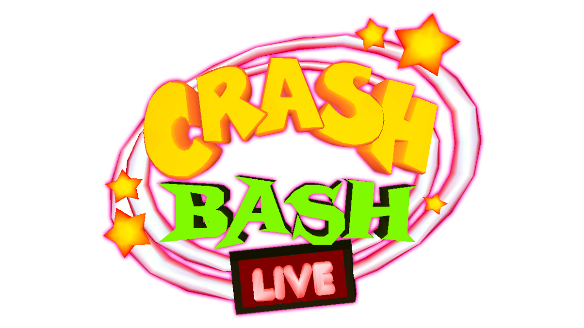 Баш слово. Crash Bash logo. Crash Bash PNG.